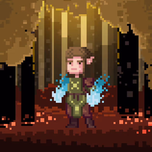 Medieval Robin Pixel