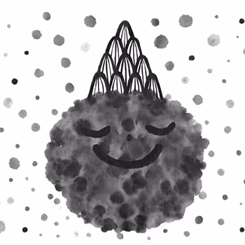 meditation painting - old