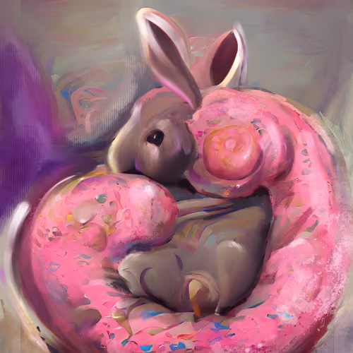 Melting donuts
