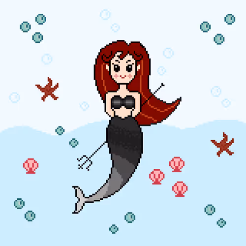 Mermaids by Pixel Gradient