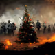 merry christmas on the battlefield - old