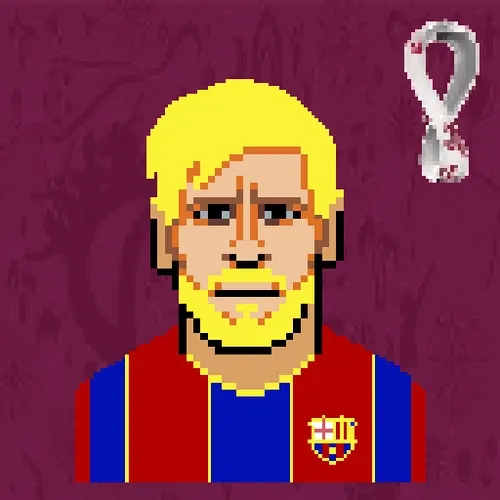 Messi Pixel Art