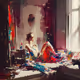 Messy Woman Apartment