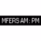 MFERS AM : PM - old