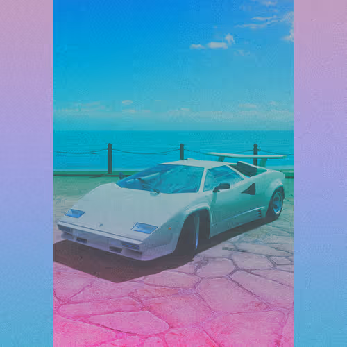 Lamborghini Countach Miami Vice