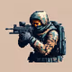 Military pixel art1