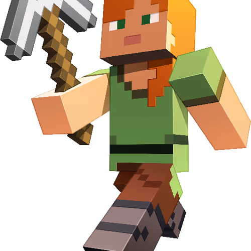 Minecraft Character and Objects