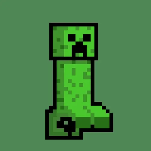 Minecraft pixel art animation