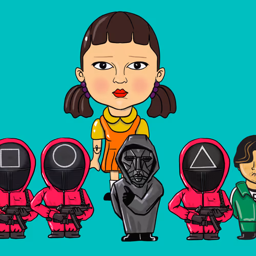 Mini Squid Game Characters