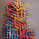 Minimalist woven sculptures