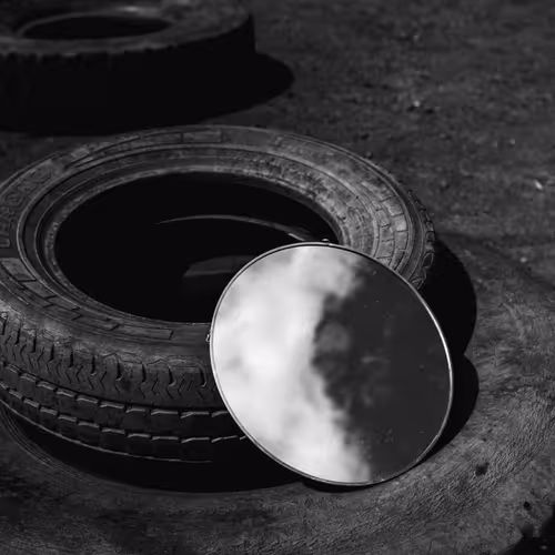 mirror in the desert - old