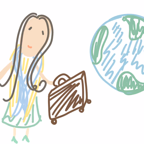 Miss MaRongEr and her drawing