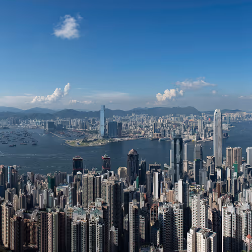 Magic moment of Hong Kong