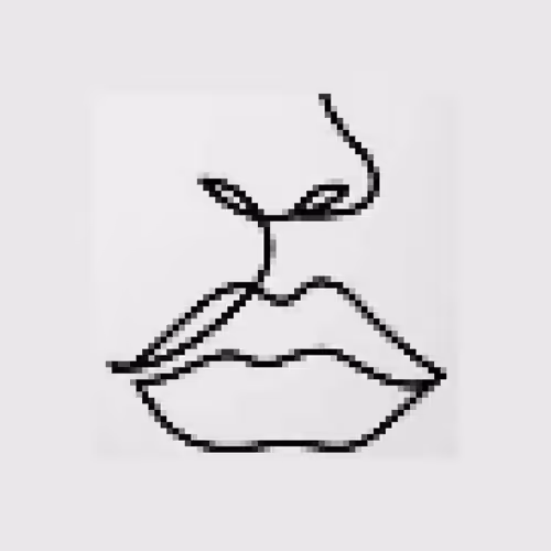 Modern female pixel art