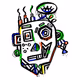 Modern abstract people