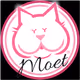 Moet the blind cat first tweet - old