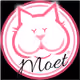 Moet the blind cat first tweet