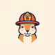 Firefighter Squirrel #1