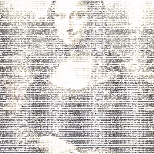 Mona Lisa ASCII Art - old