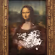 Mona Lisa smeared in cake