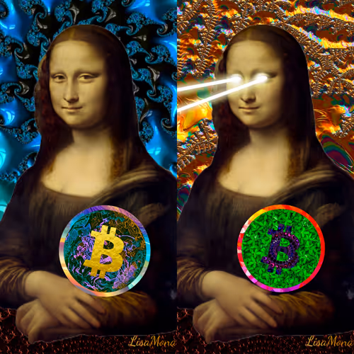 Mona Lisa Bitcoin HODL