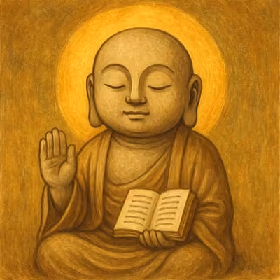 monk statue