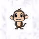Monkey NFT Pixel Art