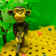 Monkey Playing Golf