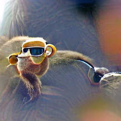 Monkey sunglass