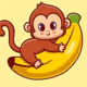 Monkey love Banana