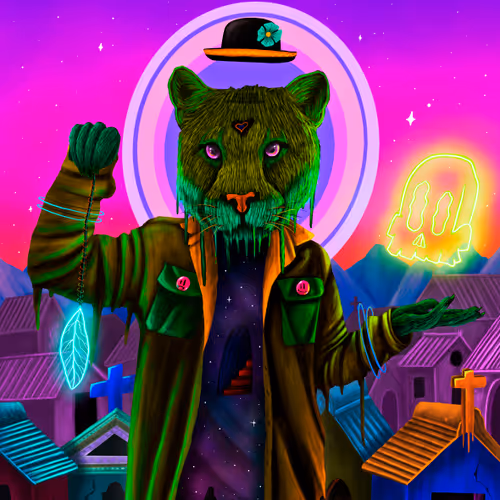 Monks - Peruvian Street Artist - Gator & Chaman - old - old