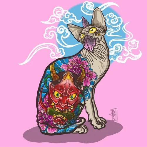 Monster cat room - old