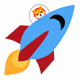 Shiba Rocket To The Moon