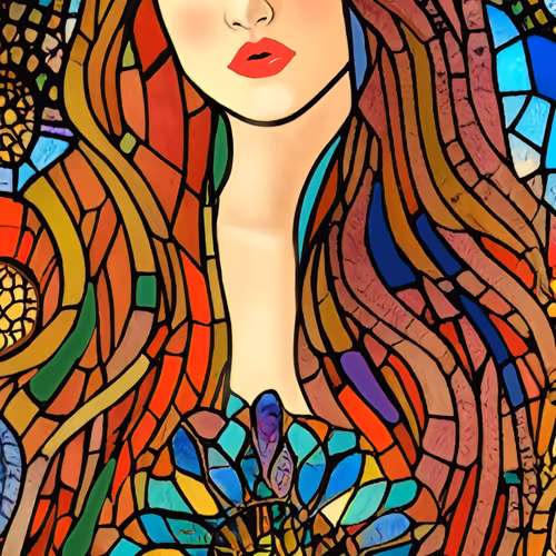 Beauty stained glass