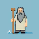 Moses pixel art