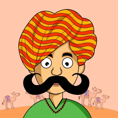 The Moustache Men from The Pushkar Camel Fair - old - old