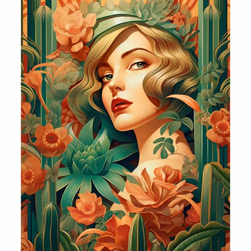 Movie Stars in Cactus Decoration