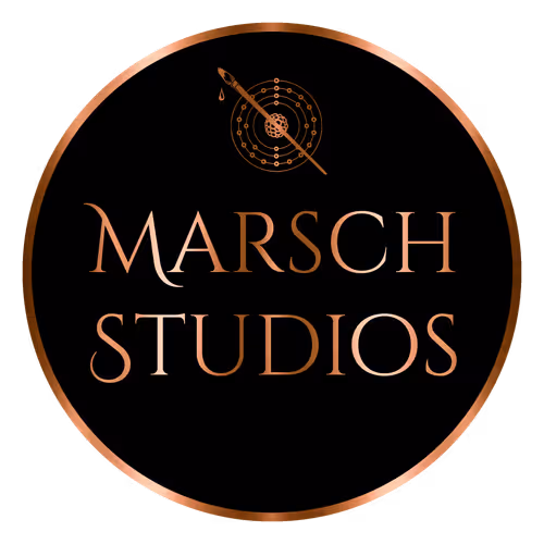 Marsch Studios Logo with Patron Discount
