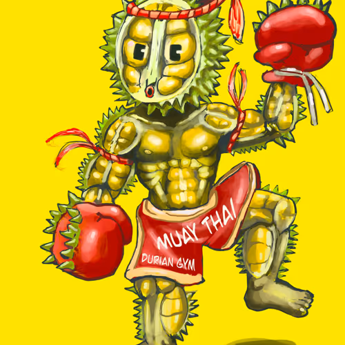 Muay Thai Durian yellow - old