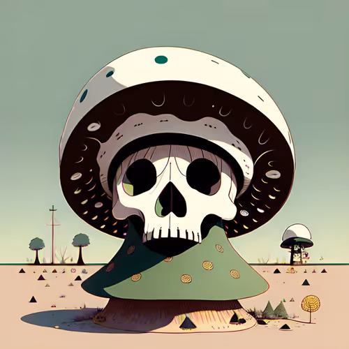 Mushrooms & Skulls