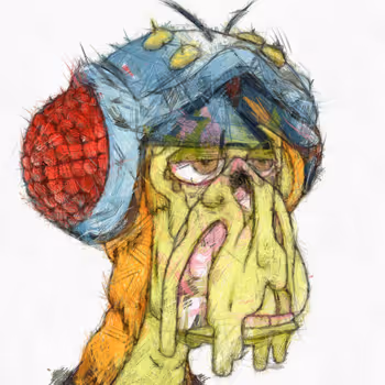 Mutant Ape Pencil Gang - old