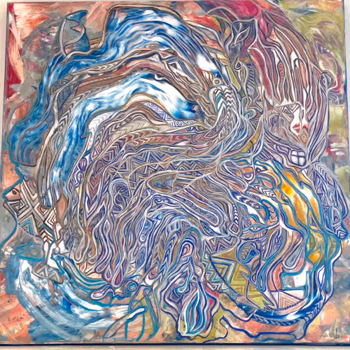 Acrylic on Canvas Painting