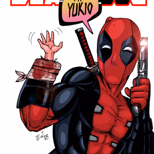My D-pool ilustrations! Hi Yukio!