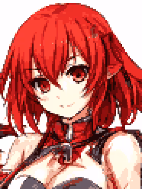 Pixel art girl collection