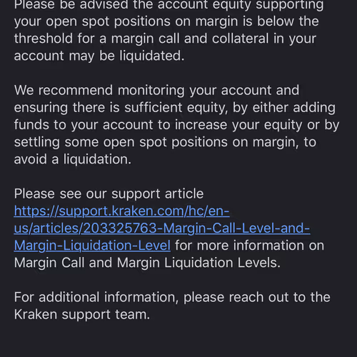 My first margin call - old