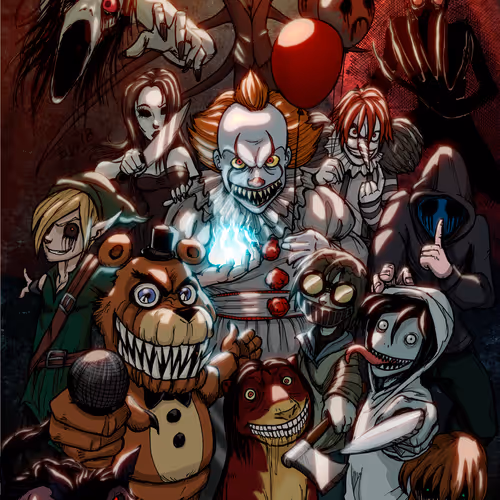 my horror artwork!