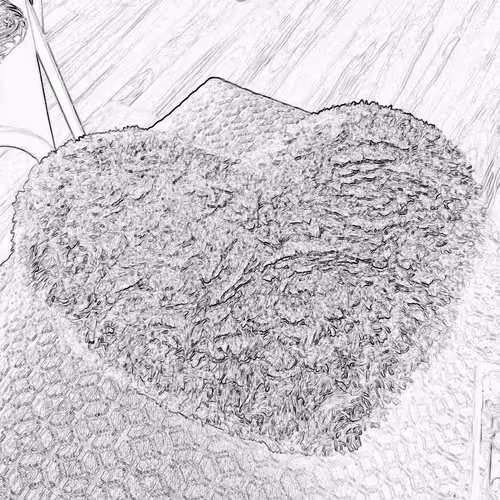 my paint in b&w - old