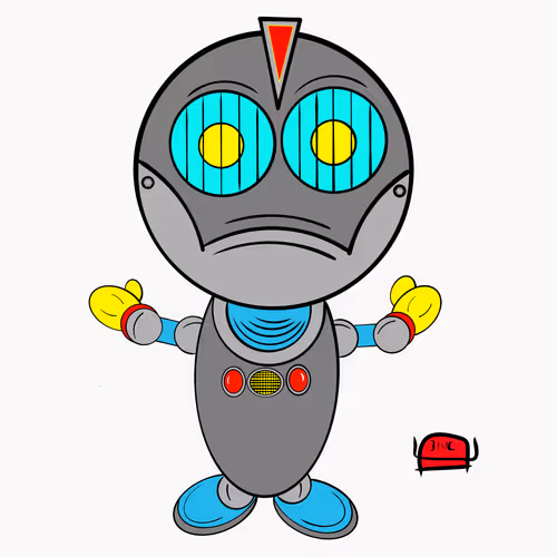 My Random Robot by the artist DINK