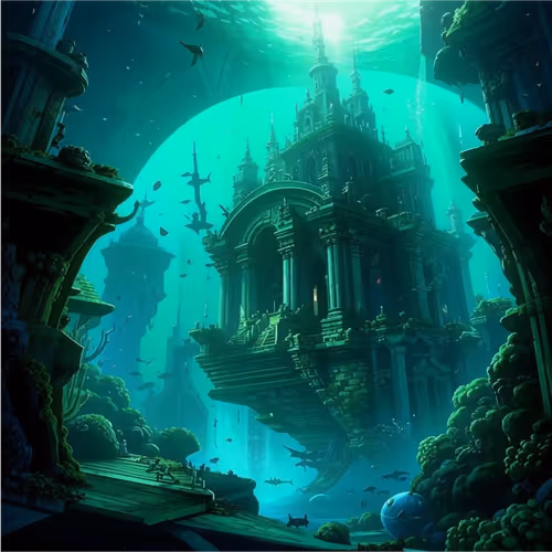 Mysterious Underwater City