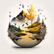 Mystical AI Landscapes